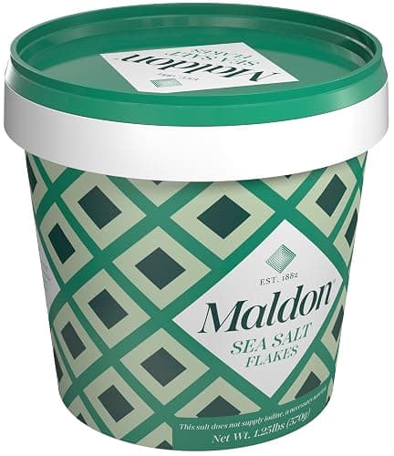 Maldon Salt, Sea Salt Flakes, 20 oz (570 g), Resealable Tub – Kosher, Natural, Unique Gourmet Pyramid Shaped Salt Flakes, Perfect for a Wide Range of Dishes, Hand-Harvested for Four Generations thumbnail 2
