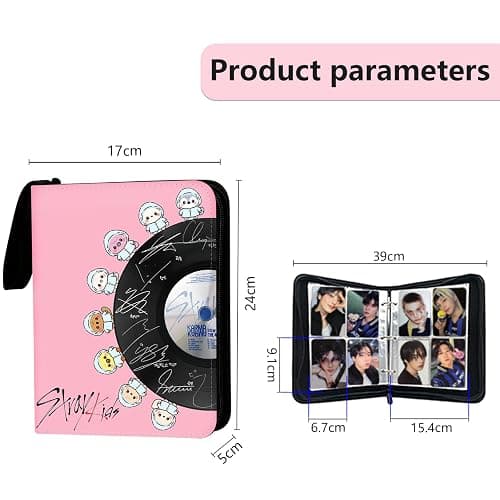 Stray Kids Photocard Binder, 400 Pocket Card Collection Album | Designed for Stray Kids fans to organize and protect up to 400 photocards, mini photos and collectible cards thumbnail 3