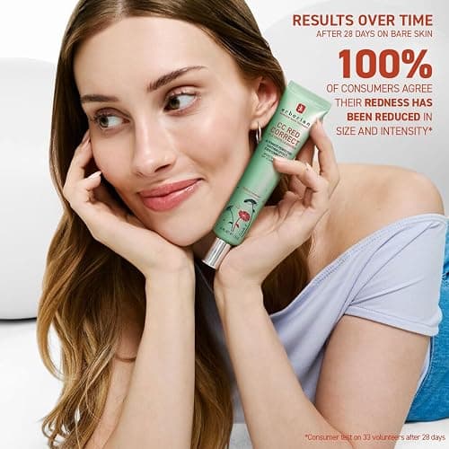 Erborian CC Red Color Correcting SPF 25 Green Pigment Cream, Neutralizes Redness, Calms Skin, Lightweight, Tone‑Perfecting Primer, Korean Skincare thumbnail 4