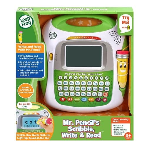 LeapFrog Mr Pencil's Scribble Write and Read, Green thumbnail 7