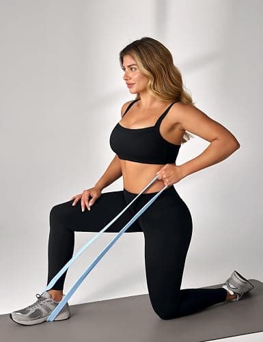 UNISSU Hugcurve Adjustable Sports Bra Square Neck Wireless Padded Yoga Workout Tops thumbnail 4