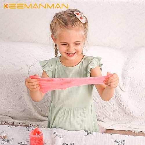 2 Pack Cloud Slime Kit, Kids Slime, Toys for Ages 5-7 8-13 Girls and Boys, Squishy Sensory Toys Cute Preppy Stuff, Teen Girl Birthday Gifts Party Favors Stocking Stuffers for 4 5 6 9 10 11 12 Year Old thumbnail 6