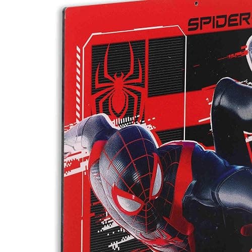 Open Road Brands Marvel Spider-Man Miles Morales Metal Sign - Classic Miles Morales Wall Decor for Man Cave, Bedroom or Movie Room thumbnail 6