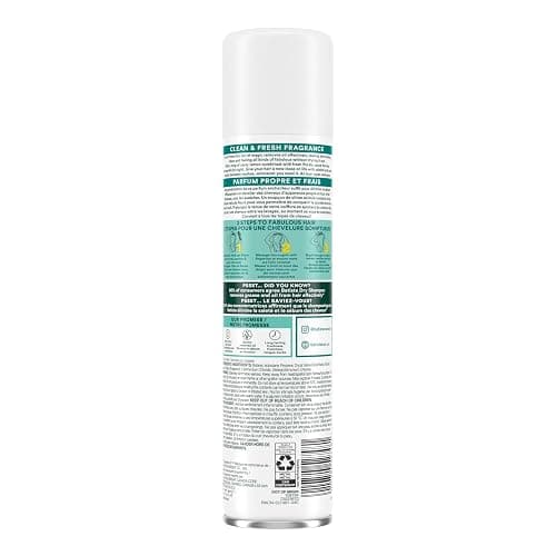 Batiste Dry Shampoo Spray Original, Instantly Refresh Hair, Absorbs Oil & Grease, Waterless Shampoo for Added Hair Texture and Volume, Paraben & Sulfate Free, 200ml thumbnail 8