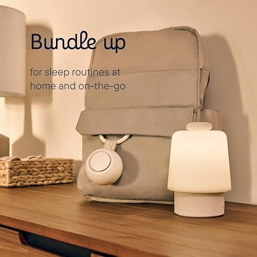 Hatch Go Portable Sound Machine & Sleep Soother for Babies & Kids (Greige) thumbnail 8