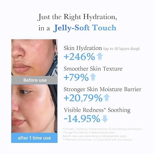 medicube Jelly Cream with Hyaluronic Acid for Long-lasting Hydration | Daily Moisturizer with Hyaluronic Acid, Ceramides, Multi Peptides - Supports Skin's Barrier, All Skin Types, 1.69 fl.oz thumbnail 4