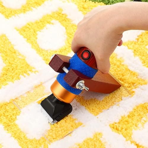 Chumia Shearing Guide for Carpet Trimmer Rug Trimmer Guide Solid Wood Acrylic Rug Tufting Supplies to Keep Your Carpet Surface Uniform thumbnail 6