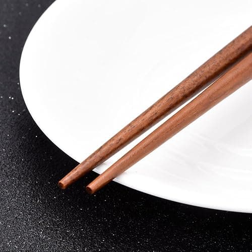 Antner Handmade Japanese Chopsticks Reusable Natural Wooden Chopstick with Box, 5 Pairs Gift Set thumbnail 5