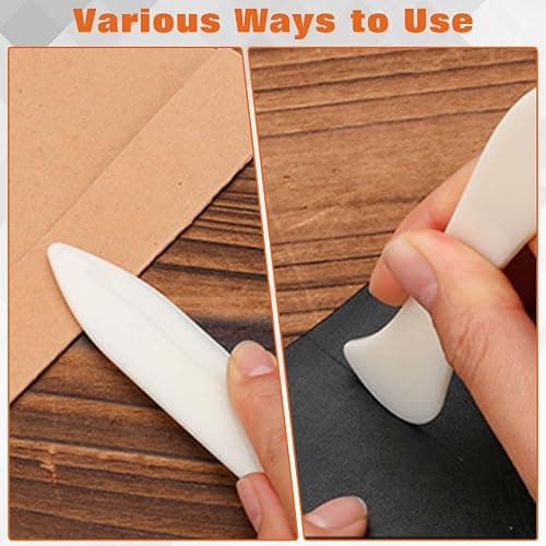 LEONTOOL Surface de Travail en vitrail résistant à la Chaleur avec 2 brunissoirs Outils en vitrail Tapis de Coupe pour la Protection de la Table et du comptoir Bricolage Pliage Encorchage Brunissage thumbnail 7