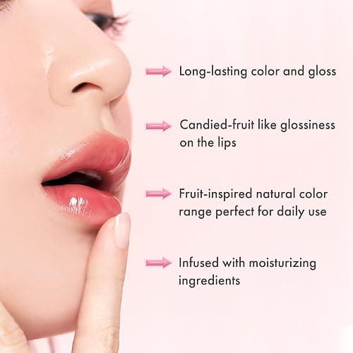 rom&nd THE JUICY LASTING TINT 01 Pomelo Skin - K-Beauty Candied Gloss Lip Stain for Plump, Hydrated, Long-Lasting Shine thumbnail 3
