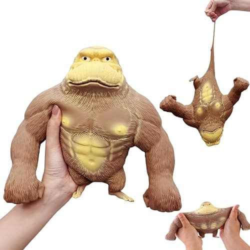 YJHWLF Stretchy Glue-Sand Filled Rubber Gorilla Soft Latex Decompression Doll Toy, Animal High-Elastic Stretchable, Adults' Decompression Toy - Image 1