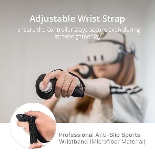 BOBOVR G3 Controller Grips Cover,Compatible with Meta Quest 3/3S Accessories,for CD3/D3 Dock Wireless Charging thumbnail 3