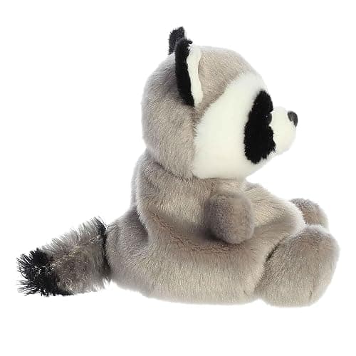 Aurora® Adorable Palm Pals™ Rascal Raccoon™ Stuffed Animal - Fun Collectible Plush for Kids and Adult Collectors - Perfect for Decorating Rooms and Birthday Gifts - Gray 5 Inches thumbnail 4