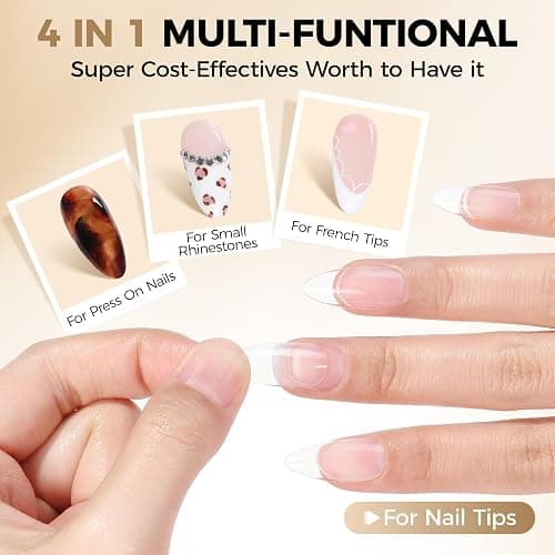 UNA GELLA Nail Glue Strong Gel No U V, 15g*2pcs Nail Glue for Press Ons No Lamp Needed, Quick Dry Semi Solid Nail G LUE, Super Strong Gel glue for Nails Long Lasting Extension DIY Kit thumbnail 5