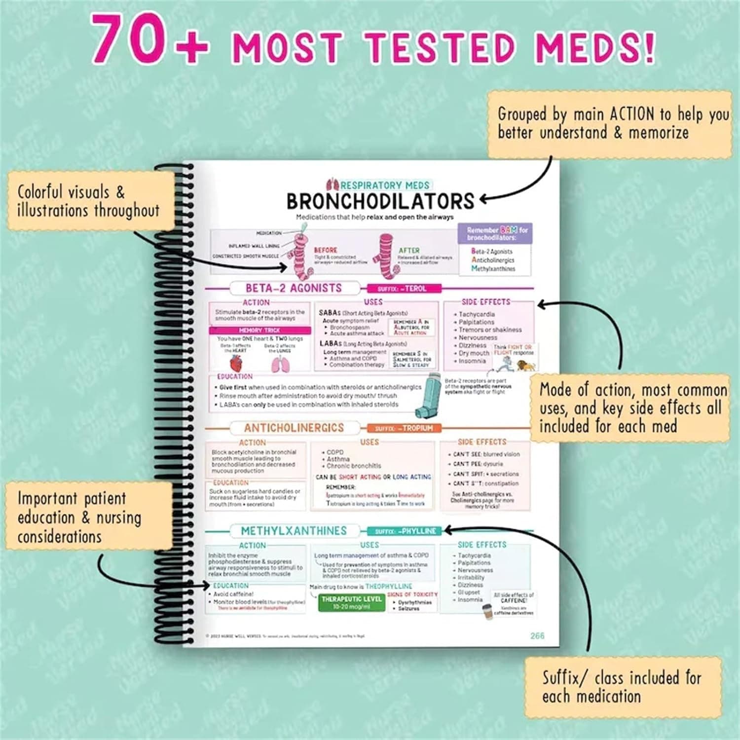 Nursing School Success Bundle,Nursing School Notes Success，Nursing School Success Bundle Nurse Well Versed,Nursing School Essentials thumbnail 6