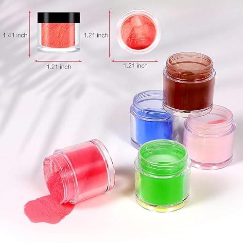 24 Color Acrylic Nail Powder Set, Acrylic Powder Set, Nail DIY Art Design, Acrylic Nail Art 3D Nail Sculpture French Nail Extension, Gift for Women thumbnail 4