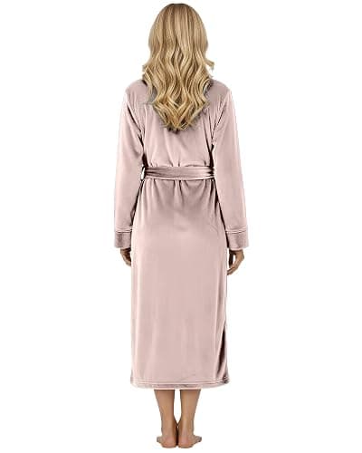 NY Threads Premium Womens Robe, Plush Fleece Long Bath Robe for Women, Fluffy Soft Women's Bathrobe thumbnail 2