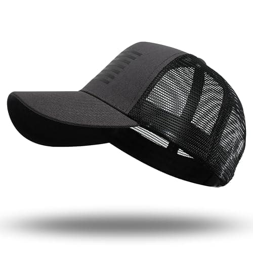 American Flag Trucker Hat - Snapback Hat, Baseball Cap for Men Women - Breathable Mesh Side, Adjustable Fit - for Casual Wear thumbnail 3
