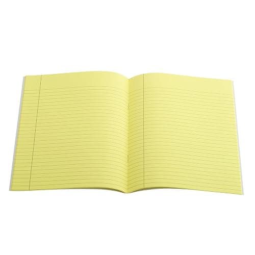 9" x 7" - 7mm Lined Tinted Paper - Exercise Book Grey Cover - Pink - Single Book thumbnail 6