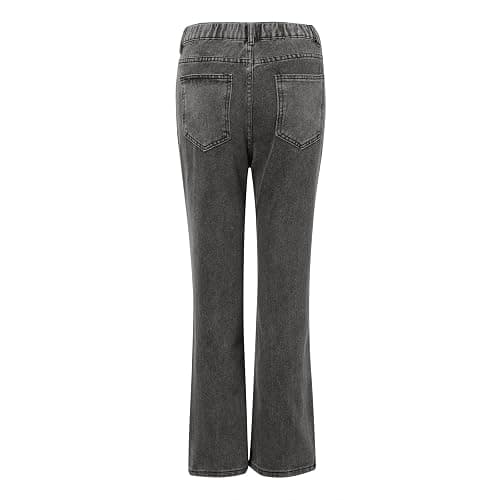 SKFLABOOF Schlaghose Damen Jeans Low Waist Flared Jeans Vintage Streetwear Bootcut Jeans Damen Hippie Jeans Western Jeans Damen Country Baggy Jeans Stretch Skinny Jeanshose Boyfriend Jeans thumbnail 4