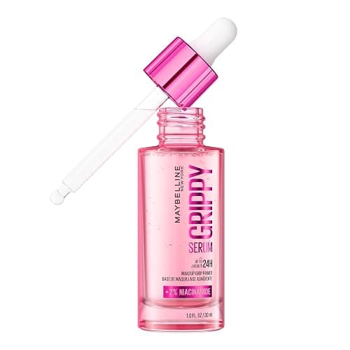 Maybelline New York Grippy Serum Makeup Primer, Glides On Like A Serum, Up To 24H Wear, Instantly Plumps & Hydrates Skin, +2% Niacinamide, Water-Based Formula, Suitable For All Skin Types (30ml) - Image 1