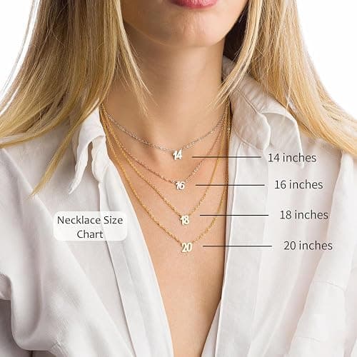 Custom Name Necklace Personalized, 18K Gold Plated Initial Choker Name Necklace Dainty Customize Letter Necklace for Women Girl thumbnail 5