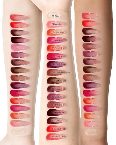 SKINTIFIC Peptide Brightening Lip Serum, Hydrating & Plumping Tinted Lip Gloss, Moisturizing Lip Balm with Polypeptides & Squalane for Glossy Sheer, Smooth Lips(01 Baby Pink) thumbnail 9