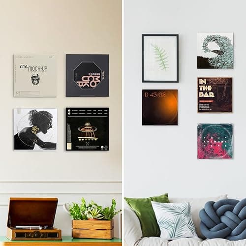 M-sorflly 8 Pack Vinyl Record Storage Shelf,4 inch Clear Acrylic Vinyl Record Holder Wall Mount,Small Versatile Floating Shelves Display for Albums thumbnail 5