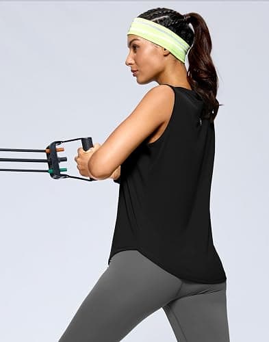 G Gradual Women's Workout Tank Tops Lightweight Sleeveless High Neck Athletic Shirts for Running Gym Tennis Pickleball thumbnail 3