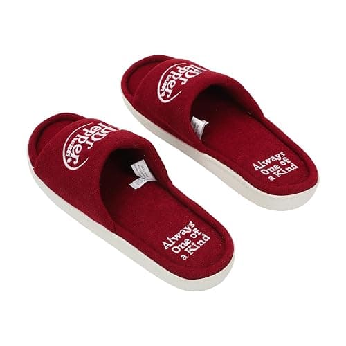 Bioworld Dr Pepper Always One Of A Kind Men's Red Slide Slippers -Small thumbnail 6