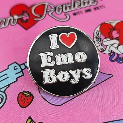 Ficsowy Enamel Pin - Emo Badge, Party Favors and Gift Items Gift for Men Woman thumbnail 3