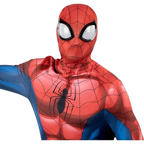 Jazwares MARVEL Official Adult Zentai Halloween Costume Accessory - Deluxe Two-Way Stretch Spandex Mask with Molded Eyes thumbnail 7