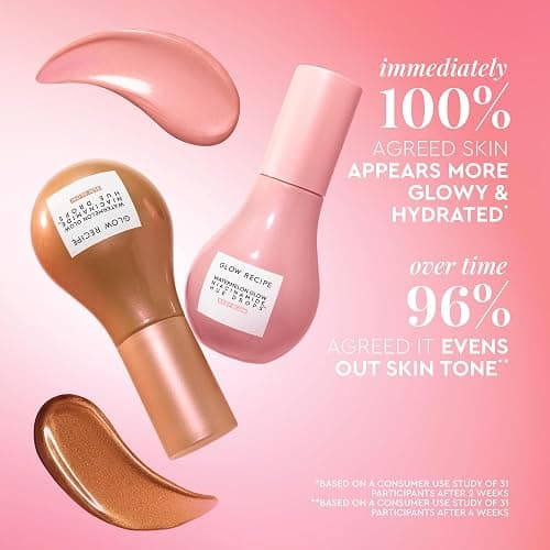 Glow Recipe Hue Drops getöntes Gesichtsserum – leuchtende Drops zum Aufhellen und Hydratisieren – Hautpflege-Make-up-Primer & flüssiger Highlighter thumbnail 6