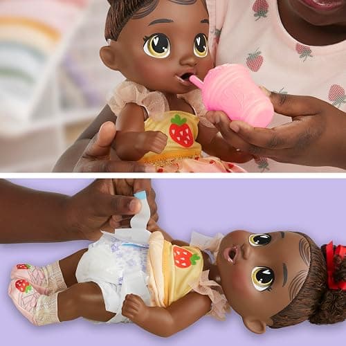 Baby Alive Fairy Fashions Berry Boo Doll with Clothes Accessories, Black Hair, 11 Inches, Kids Toys, Ages 3+ (Amazon Exclusive) thumbnail 5