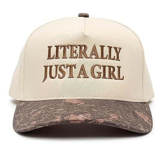 Funky Junque Trucker Hat Women Men 2-Tone Baseball Cap – Vintage Western Style Embroidered Snapback, Premium Cotton Blend - Image 1