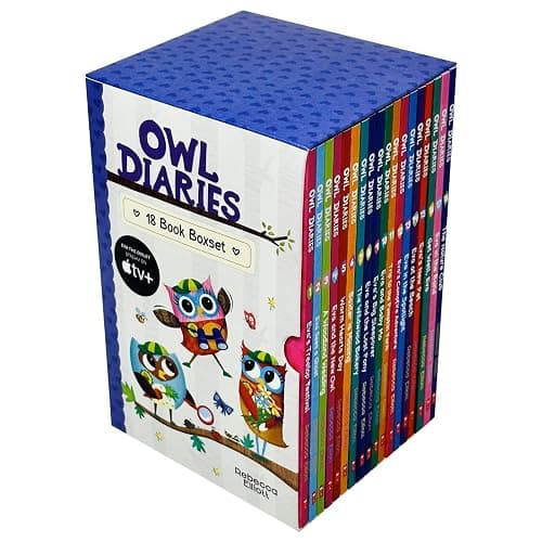 Owl Diaries Collection 1-18 Books Box Set By Rebecca Elliott (Eva's Treetop Festival, Eva Sees a Ghost, A Woodland Wedding, Eva and the New Owl, Warm Hearts Day, Baxter Is Missing & More) thumbnail 4