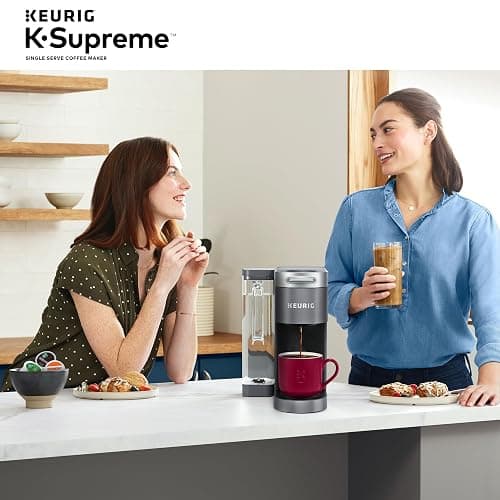 Keurig K-Supreme Single Serve K-Cup Pod Coffee Maker, MultiStream Technology, 4 Brew Sizes, 66oz Dual-Position Removable Reservoir, Gray thumbnail 13