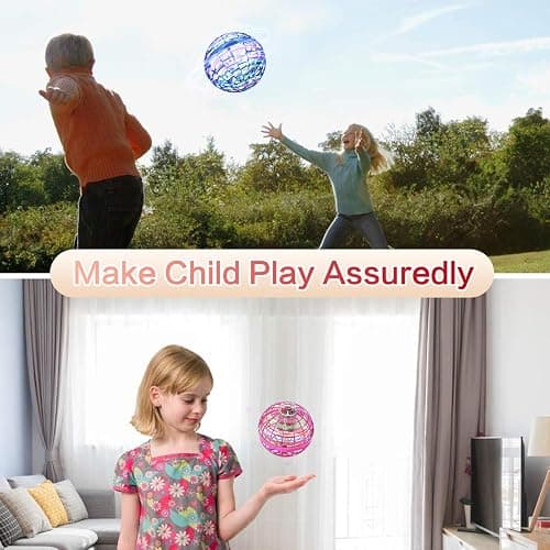 Taikcsut 2026 Upgraded Flying Orb Ball Toy, Hover Boomerang Ball Spinner Mini Drone - Magic Floating Galactic Fly Spinning Orb, for for Boys Girls and 6-12 Age Kids thumbnail 9