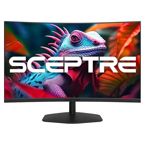 Sceptre New Curved 27-inch Gaming Monitor 1500R 100Hz HDMI X2 DisplayPort 1ms 100% sRGB, Build-in Speakers Machine Black 2025 (C275W-FW100T Series) thumbnail 2