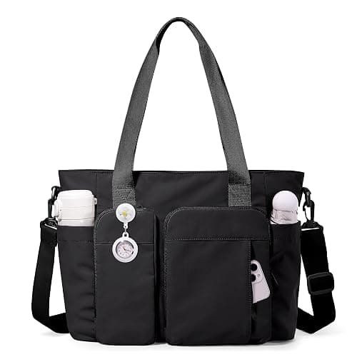 Marscamd Nurse Tote Bag with Crossbody Strap, 9-Pocket Clinical Bag for Nursing Students - Image 1