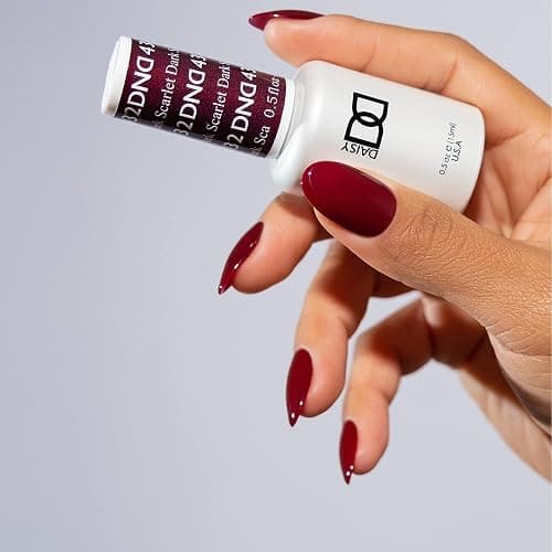 DND Gel Polish Set, Red Collection, UV/LED GelPolish and Air Dry Nail Lacquer, Matching Chip-Free Polish Duo, 0.5 Fl Oz Each thumbnail 2