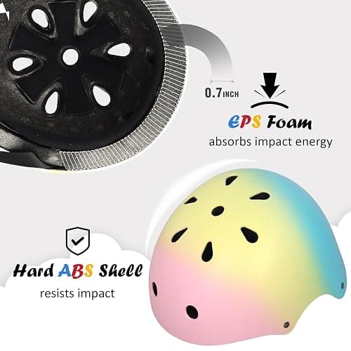 Kids Bike Helmet, Adjustable and Multi-Sport, from Toddler to Youth, 3 Sizes thumbnail 2
