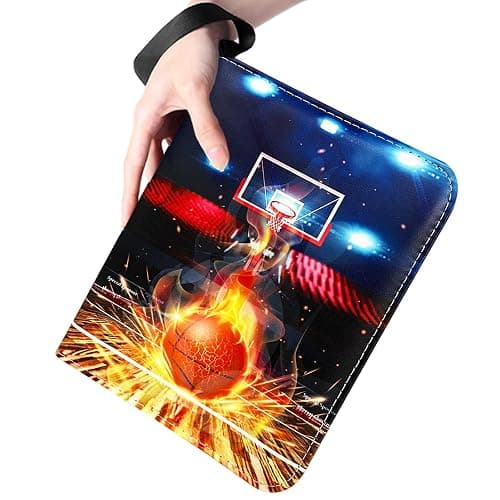 Basketball Card Binder 9 Pocket, Trading Card Binder with Sleeves, Sports Card Binder Collectible Trading Card Albums Fits 900 Cards with 50 Removable Sleeves thumbnail 7