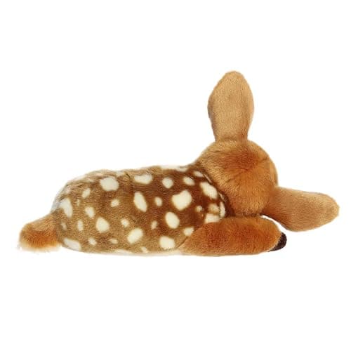 Aurora® Adorable Miyoni® Tots Sleepy Fawn Stuffed Animal - Lifelike Details Make a Cherished Companion - Perfect for Decorating Bedrooms or Classrooms - Brown 10.5 Inches thumbnail 5