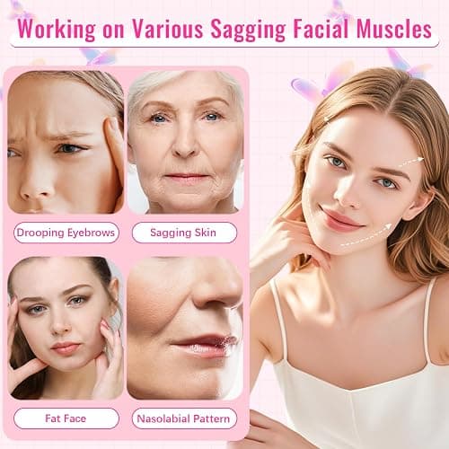 Face Lift Tape Invisible with String for Lifting Sagging Skin, 100Pcs | Ultra-thin Face Lift Tape With String for Neck, Jawline and Brow, Designed for Temporary lifting before makeup or Events thumbnail 2