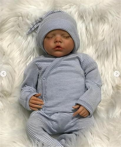 GYCV Newborn Baby Dolls Twins Girls 18 Inch Real Life Babies That Look Real Full Body Silicone Realistic Baby Dolls Real Looking Reborn Dolls Lifelike Babies Birthday Gifts Set for Kids thumbnail 2