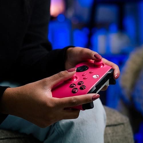 Microsoft Controller for Series X / S, & Xbox One (Latest Model) - Deep Pink (Renewed) thumbnail 6
