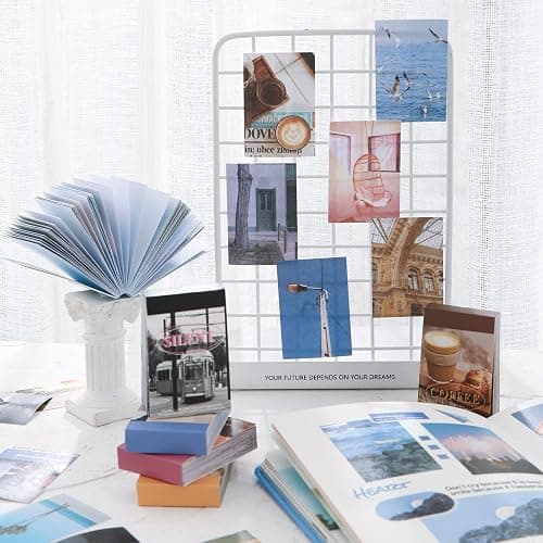 6 Sets 300 Pcs Washi Stickers Book for Journaling, Daily Scenery Life Stuff Travel Sricker Vintage Aesthetic Fashion Scrapbook Stickers Set for Bullet Journal Art Diary Craft Gifts Planner Notebook - Fashion Art Style thumbnail 6