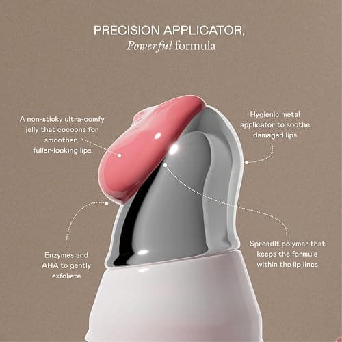EADEM Le Chouchou Lip Softening Balm, Lip Gloss for Women, Plumper and Mask for Lips, Overnight Hydrating & Moisturizing Luxury Lip Balm, 0.5 oz, Guava Fresca thumbnail 4