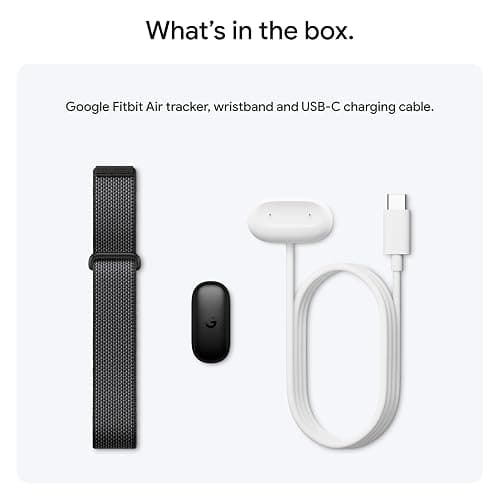 Google Fitbit Air - Screenless Activity Tracker with Fitness, Heart Rate, and Sleep Tracking - Personalized AI-Powered Coaching - Up to 7 Days’ Battery Life - Works with iOS and Android - Obsidian thumbnail 11